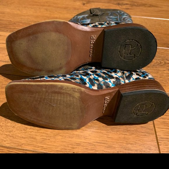 Gently Pre-Owned - 2 PAIRS - Pink Girls- Blue Girls - Roper - Western Boots - Picture 2 of 6